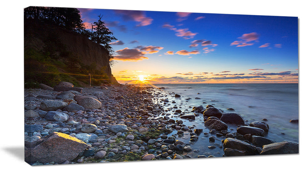 "Baltic Sea and Orlowo Cliff at Sunrise" Wall Artwork