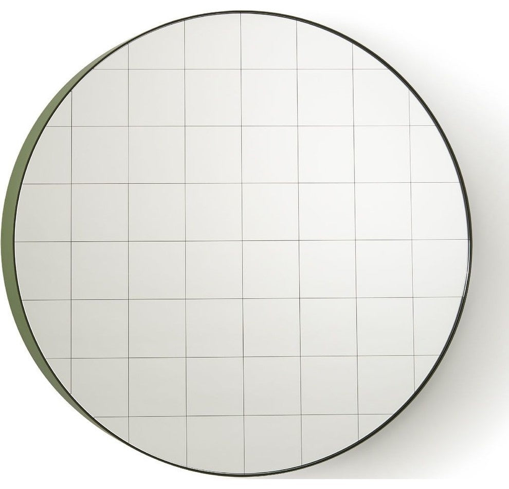 Atipico Centimetri 49 Wall Mirror, Olive Green/Black