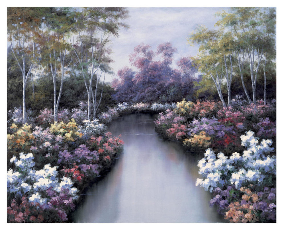 "Floral Fantasy" Digital Paper Print by Diane Romanello, 26"x22"
