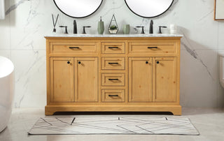 Home Living 21.5" Transitional Natural Wood-Light Bathroom Vanity
