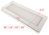 12V Ultra Thin Dimmable LED White Under Cabinet Panel Light, 22"