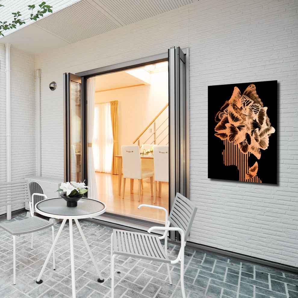 Wall Decor 'Gilt Mod XVIII' in ArtPlexi, 20"x16"