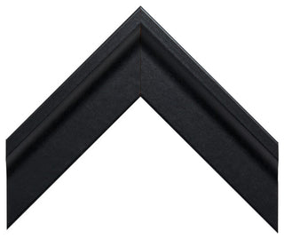 Morgan Framed Wall Mirror, Black, 36"x36"