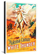 "White Thunder" Stretched Canvas Giclee by Hollywood Photo Archive, 20x30"