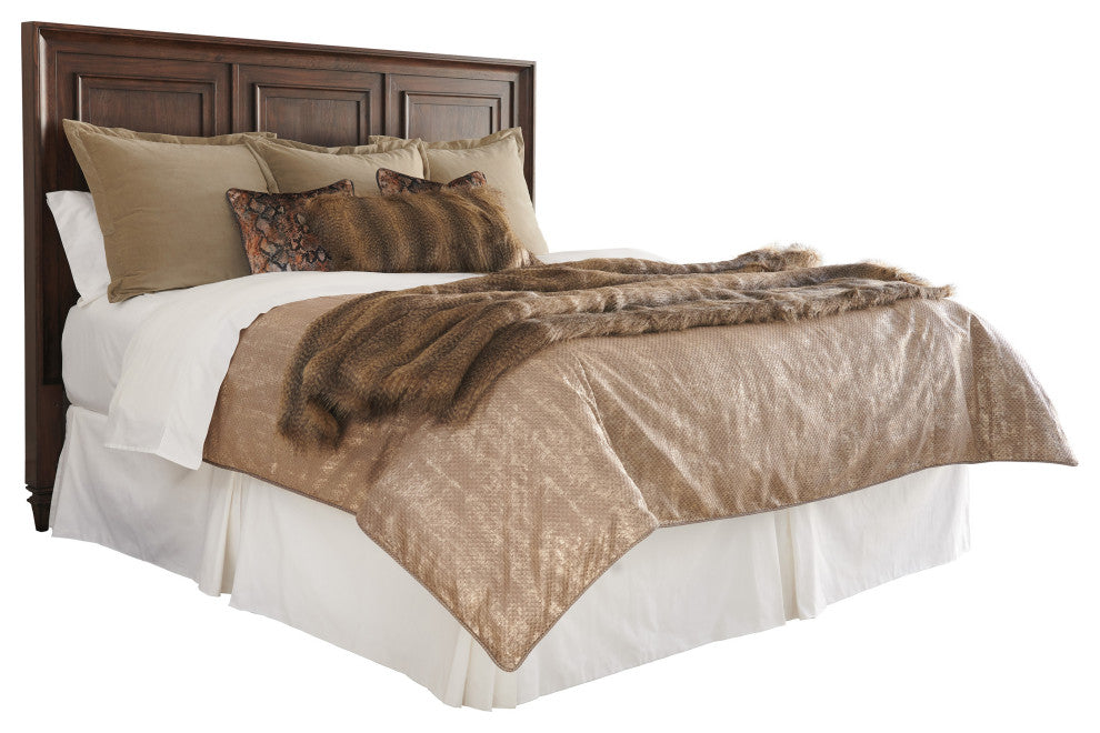 Walnut Creek Wood Panel Headboard 6/6 King