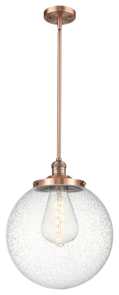 Beacon Pendant, Antique Copper, Seedy
