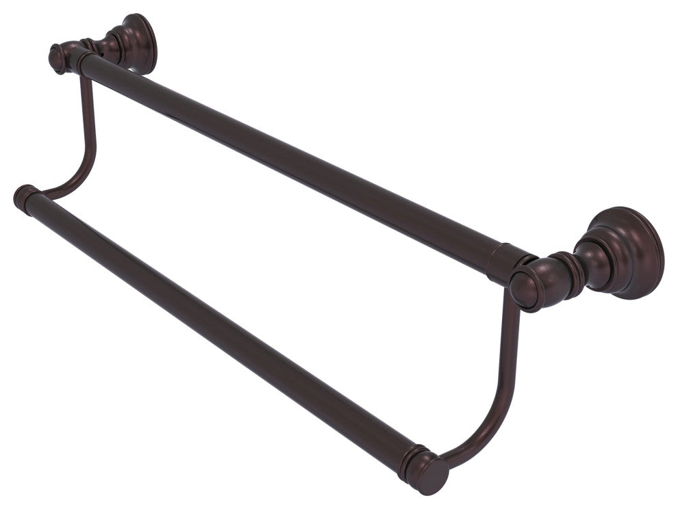 Carolina 24" Double Towel Bar, Antique Bronze