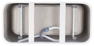 59" Acrylic Roll-Top Flatbottom Non-Whirlpool Bathtub, White