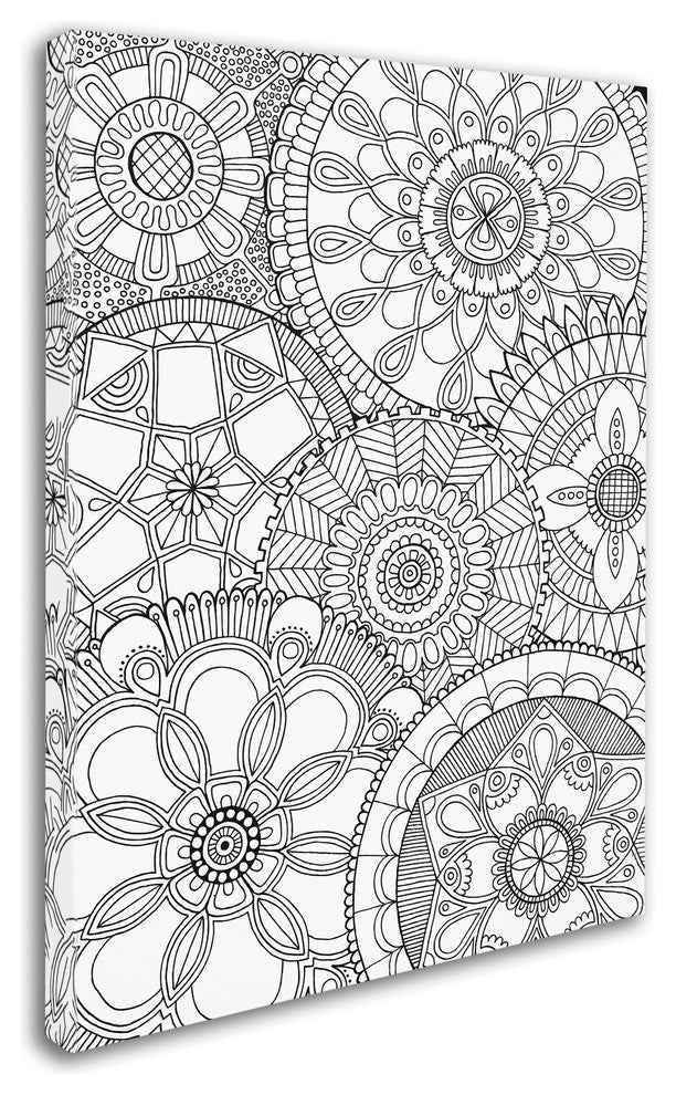 Hello Angel 'Family Mandalas' Canvas Art, 47x35