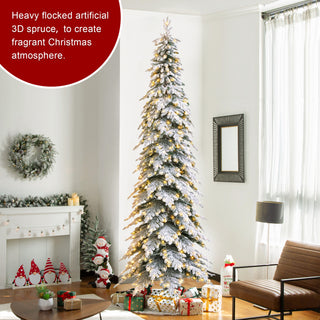 11' Pre-Lit Artificial Christmas Tree