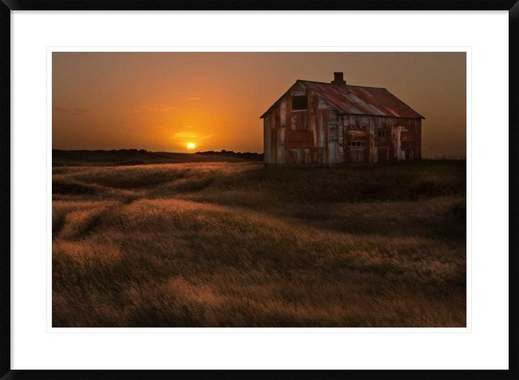 "September Sun" Framed Digital Print by Brin Ingibergsson-Bragi, 38"x28"