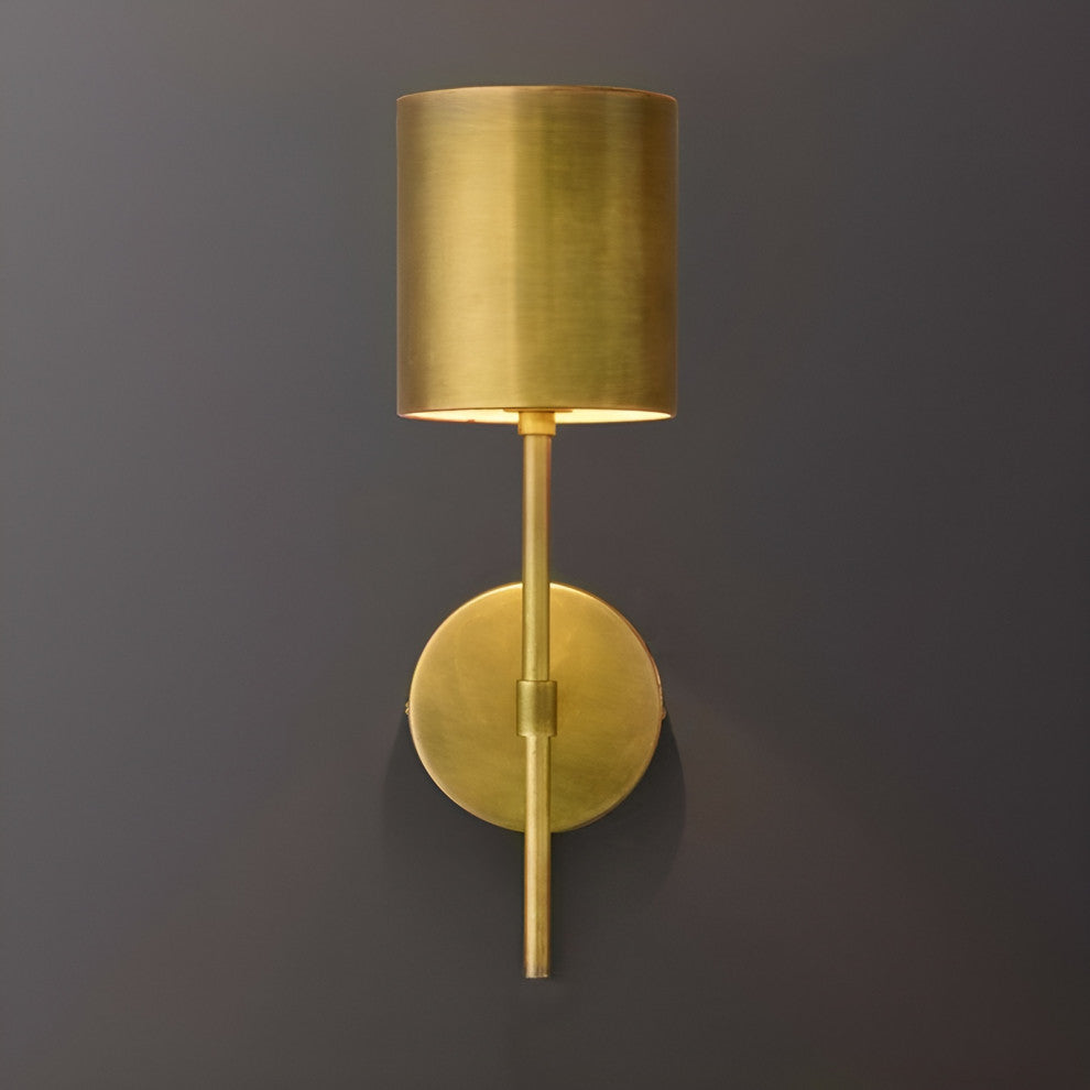 Luxury Wall Lamp in Classic European Style, Living Room, Bedroom, Vintage Copper, Warm Light