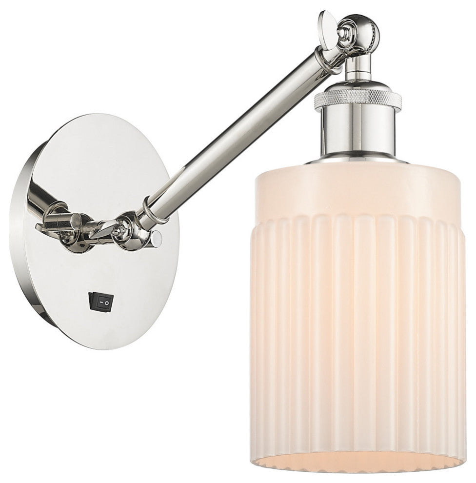 Innovations 317-1W-PN-G341 1-Light Sconce, Polished Nickel