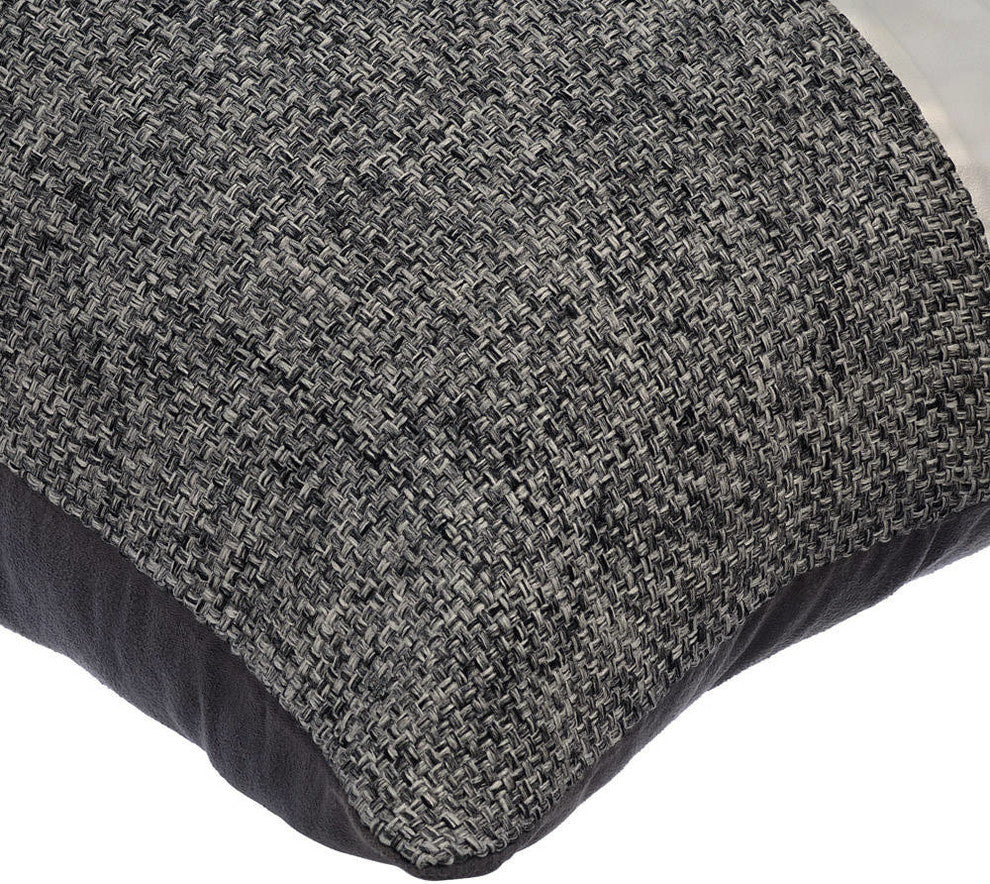 Silver Indian Pillow Covers 20"x20" Patchwork Leather, Now And Ever