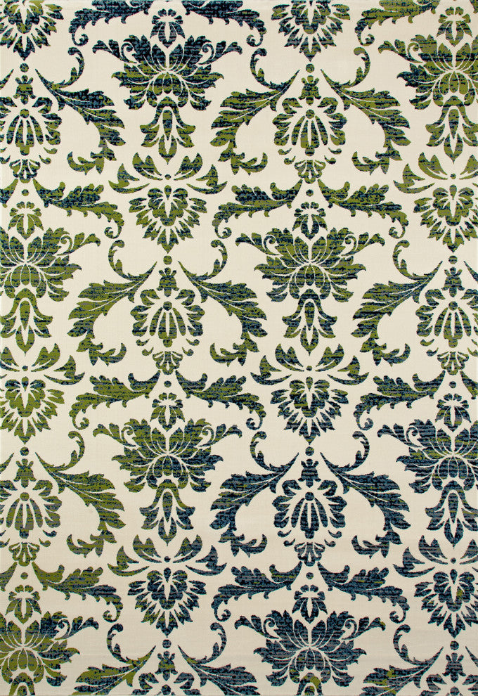 Bastille Victorian Cream 3'11"x5'11" Area Rug