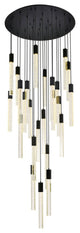 Wade 25-Light Pendant, Black
