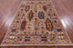 5' 8" X 8' 4" Handmade Tribal Fine Serapi Wool Rug - Q12223