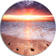Sunset Strip, Landscape Photography Round Wall Art, 36"