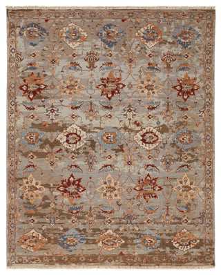 Pierson Transitional Floral & Botanical, Brown/Tan/Gray, 2'x3' Accent Rug