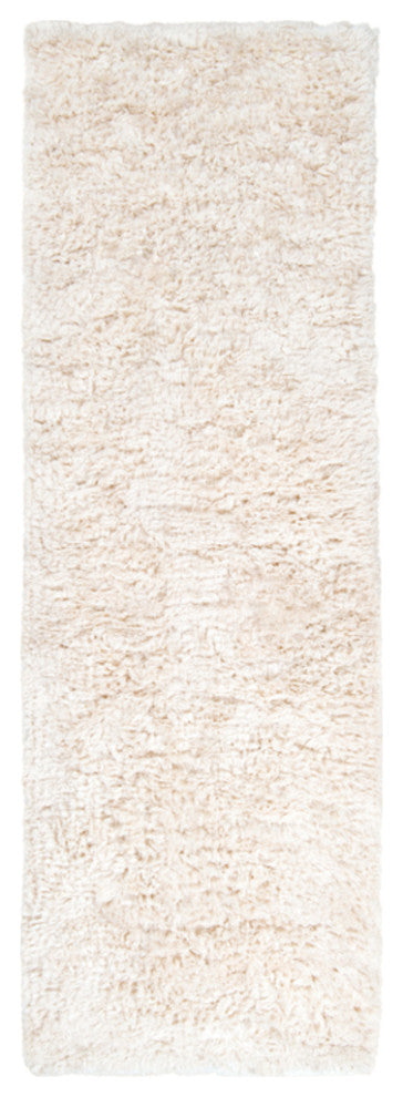Surya Ashton ASH-1300 Shag Area Rug, Cream, 4' x 10' Runner