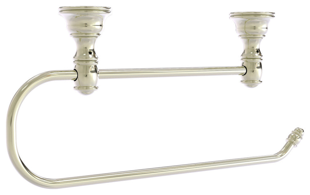 Carolina Under Cabinet Paper Towel Holder, Polished Nickel