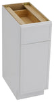 Vanity Art Birch Plywood Single Base Storage Cabinet, White, 12"