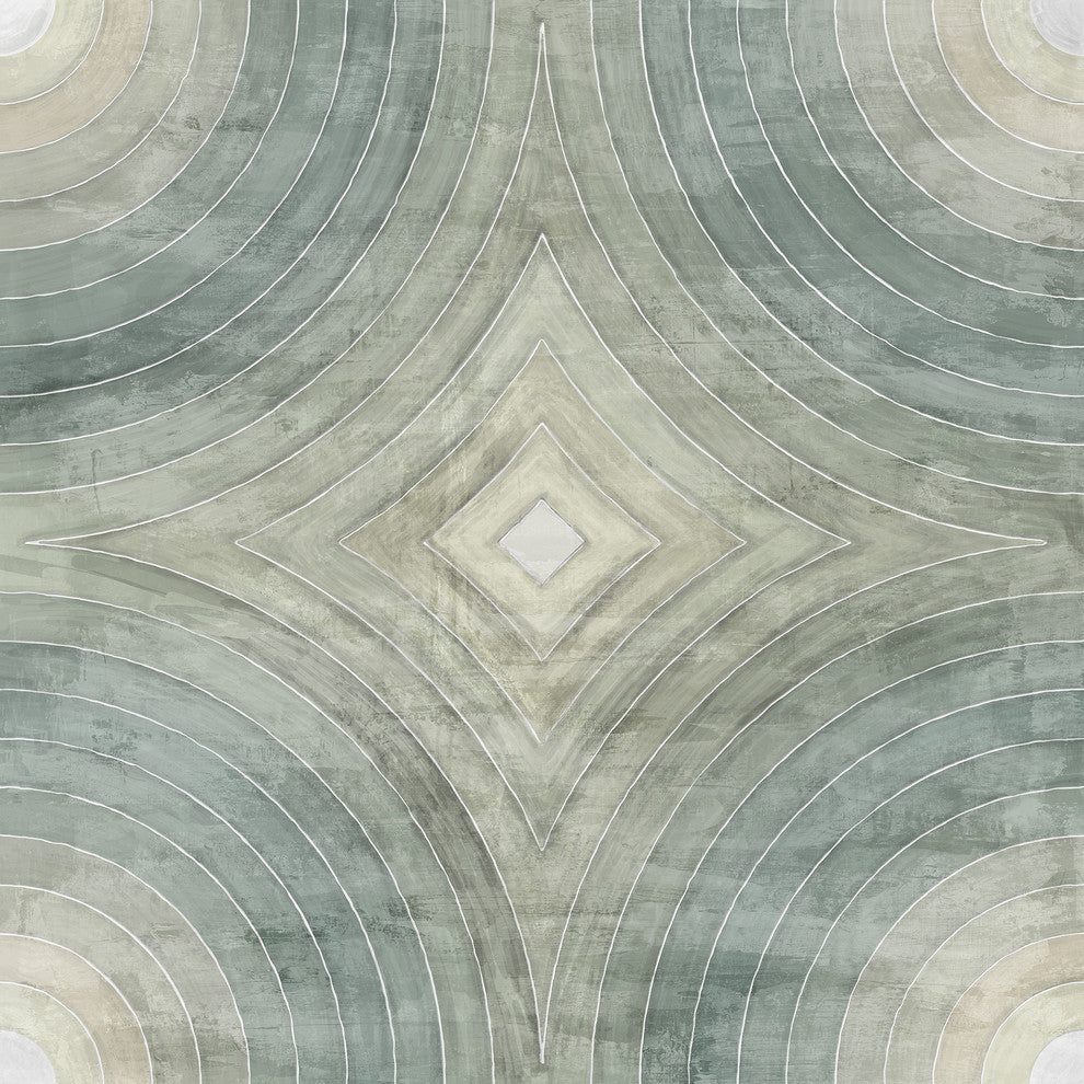 Concentration of Green I, 36"x36", Gallery Wrapped