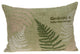 20" X 6" X 14" Tropical Green Pillow Cover With Poly Insert