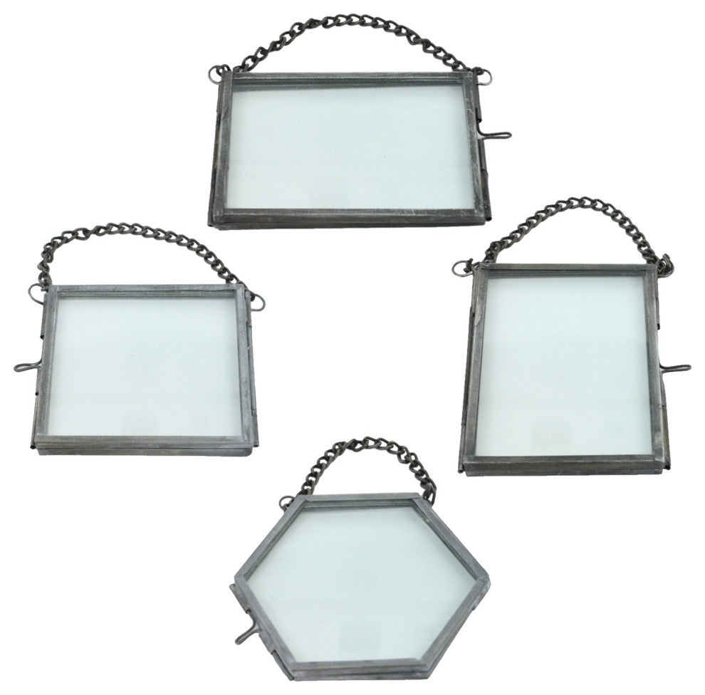 Set of Twelve Silver Metal Frames