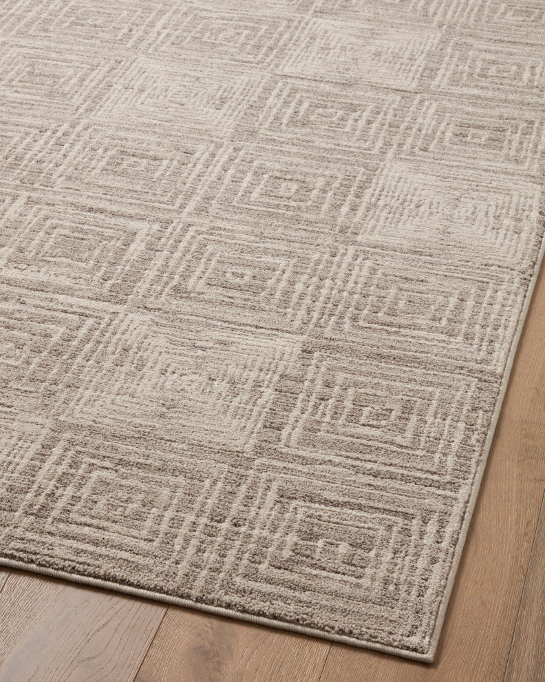 Loloi II Darby Beige / Grey 18" x 18" Sample Rug