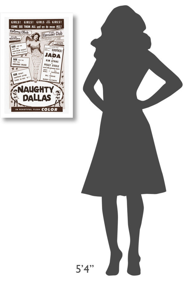 "Vintage Vices: Naughty Dallas" Digital Paper Print by Vintage Vices, 18"x26"