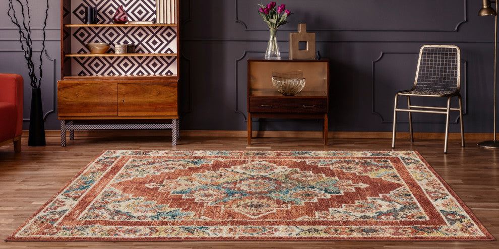 United Weavers Marrakesh Dame Brick Oversize Rug 7'10x10'6