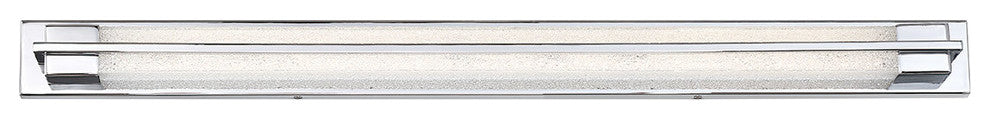 Ice 37" LED Bathroom Vanity and Wall-Light 3000K, Chrome