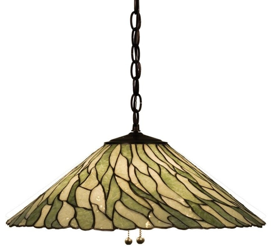 Meyda Lighting 20"W Willow Jadestone Pendant