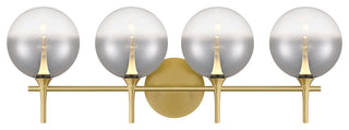 Iissa, Vanity, 4Lt, Gold, Smoked Glass
