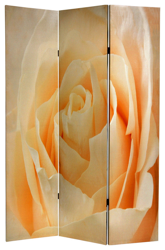 6' Tall Floral Double Sided Room Divider