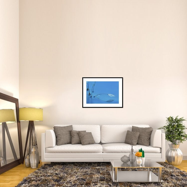 "Blue Water" Framed Digital Print by Heidi Westum, 38"x28"