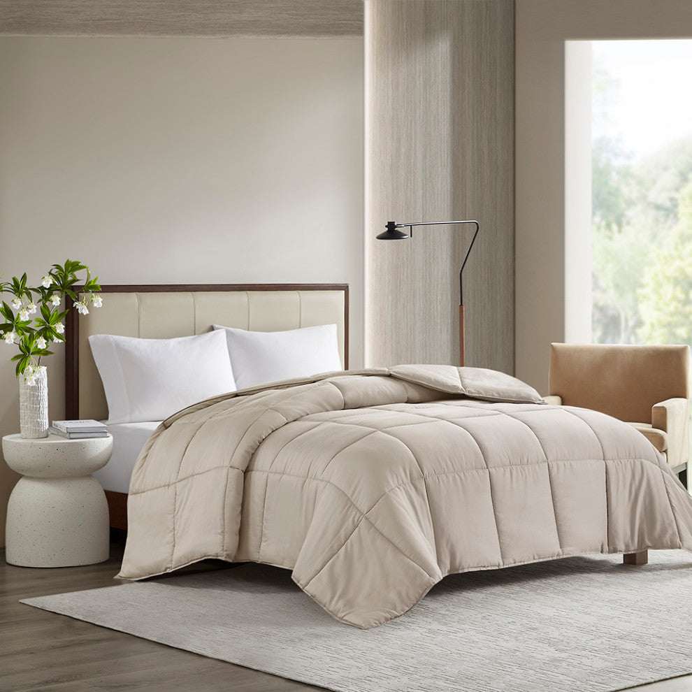 Madison Park 300 Thread Count Cotton Shell Luxury Down Alternative Comforter