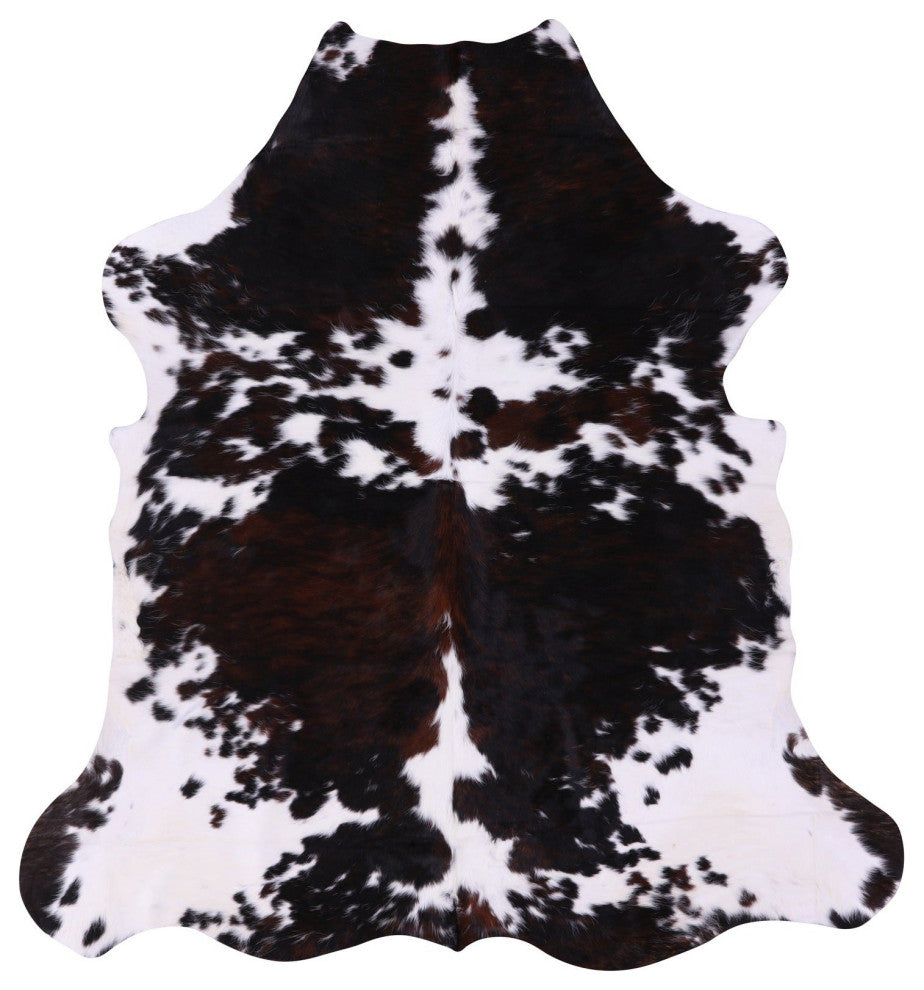 Organic Natural Hair-On Cowhide Area Rug 7' 0" X 6' 7" C1698