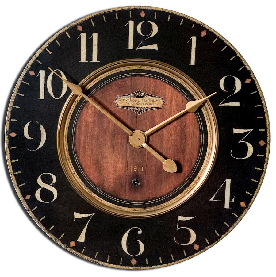 Uttermost Alexandre Martinot 23" Clock, 6026