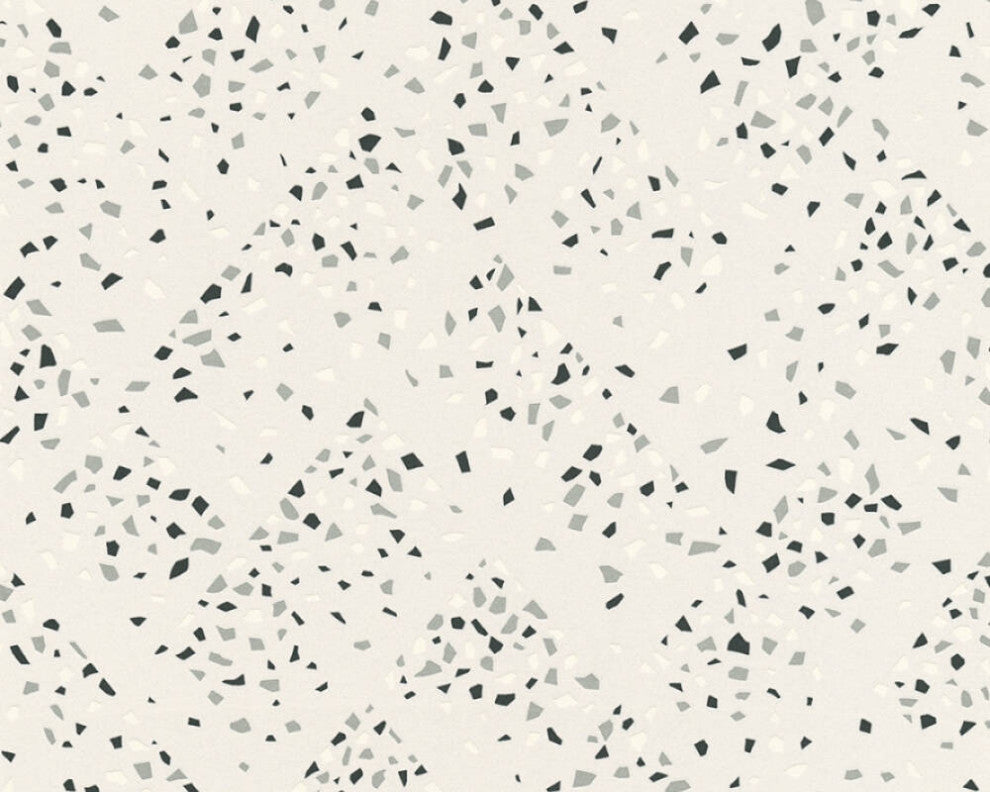 Sample, Modern Textured Wallpaper Featuring Woven Wood, 373942