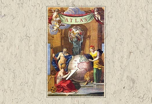 Celestial Atlas Title Page- Framed Paper Poster 20" x 30"