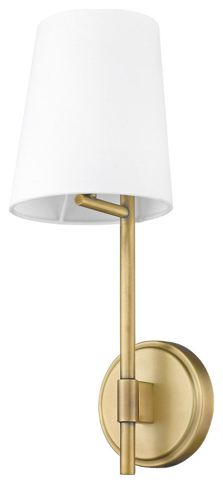 Zlite 816-1S-RB 1-Light Wall Sconce, White
