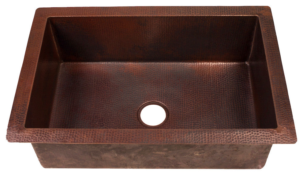 Guadalajara Dual Mount Copper Kitchen Sink