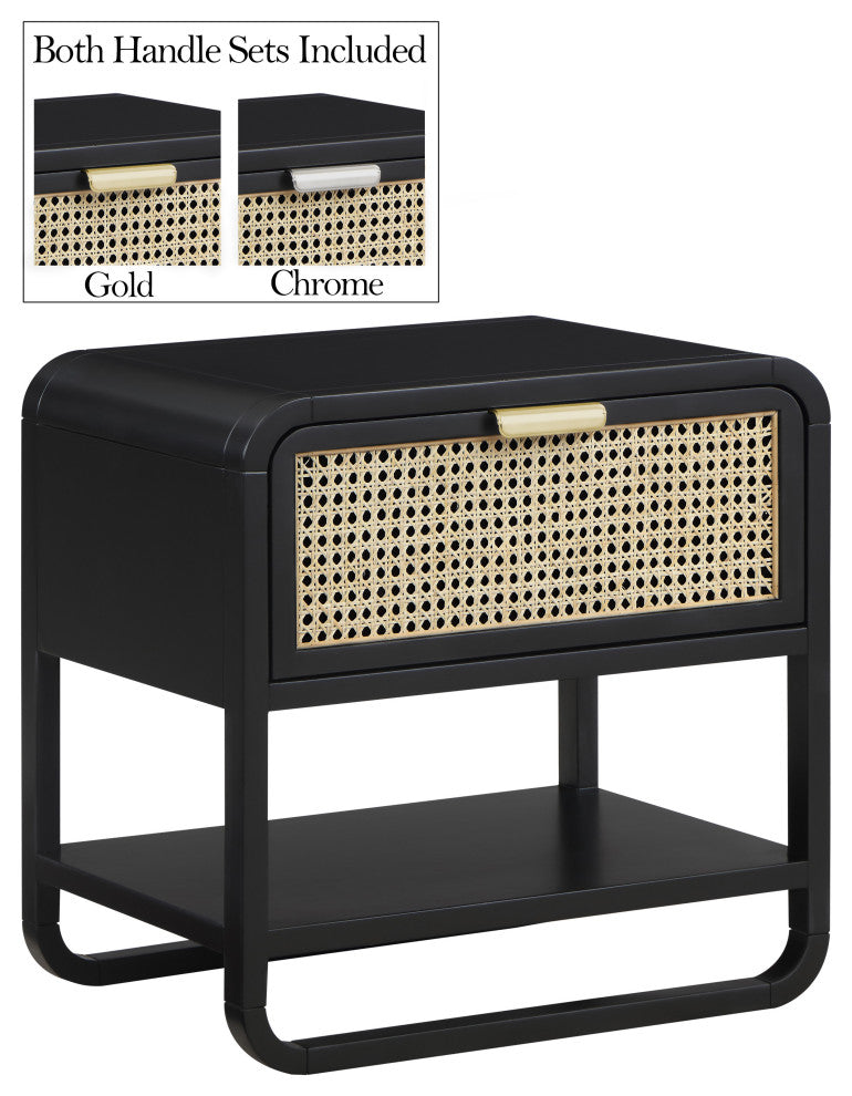 Sage Collection, Black, Nightstand