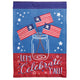 Flag Lets Celebrate Yall Burlap 13x18
