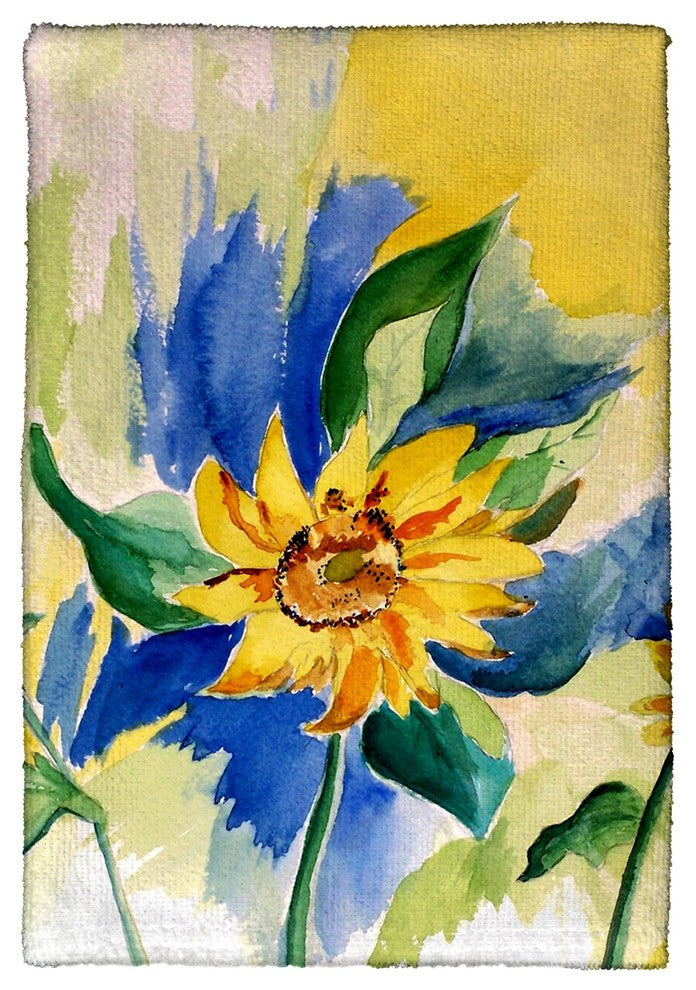 Betsy's SunFlower Kitchen Towel - Two Sets of Two (4 Total)