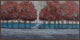 "Chestnut Branches II" Floater Framed Painting Print on Canvas, 60"x30"