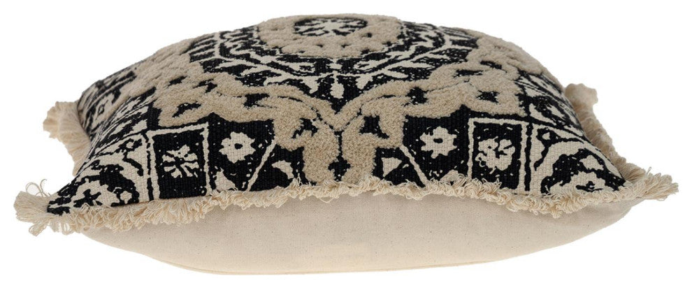 Parkland Collection Abu Black Throw Pillow