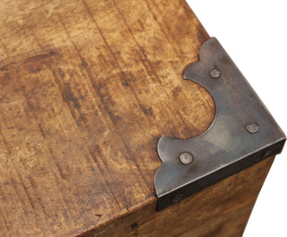 Mateo Trunk End Table Natural Finish